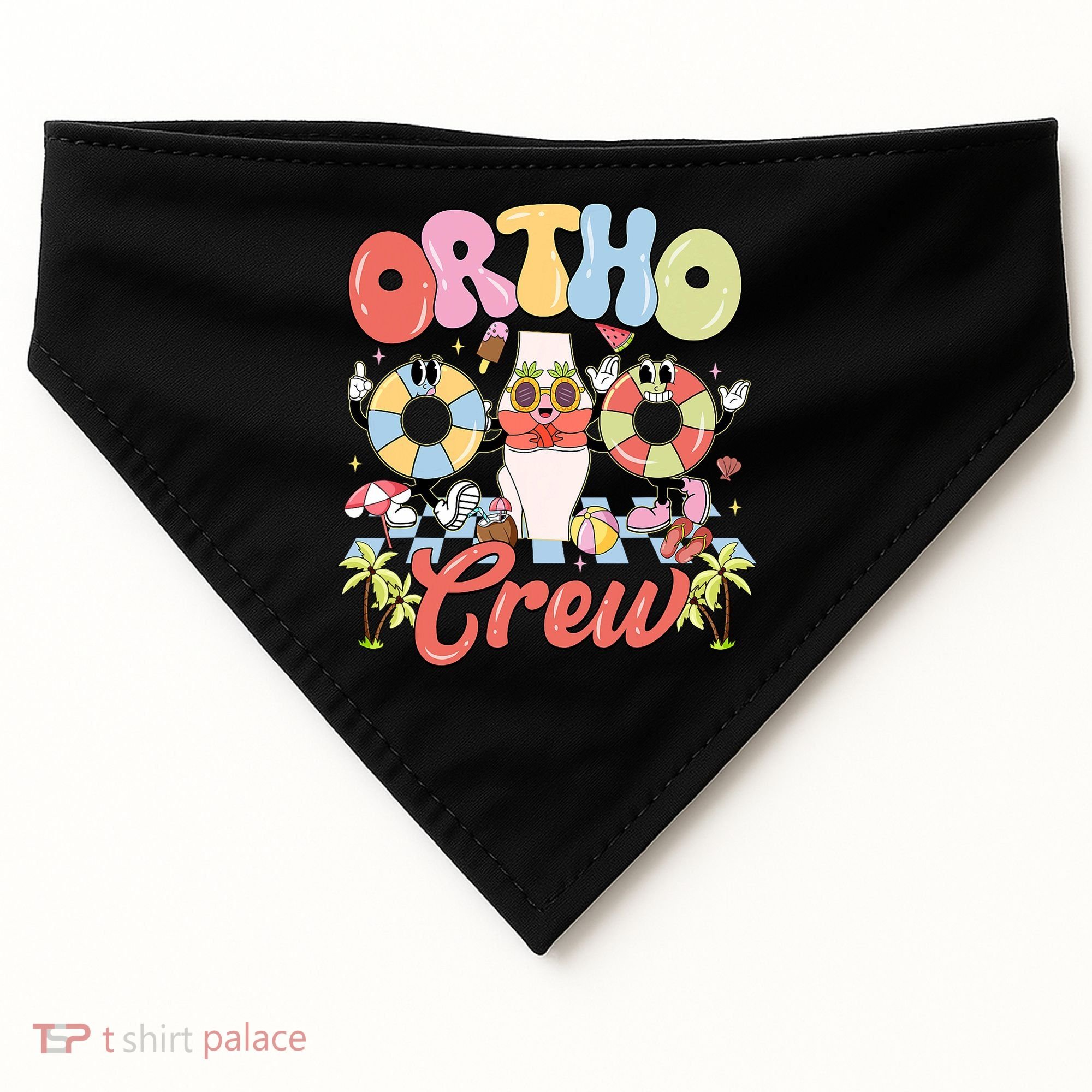 Ortho Crew Summer Vibes Orthopedic Surgeon USA-Made Doggie Bandana