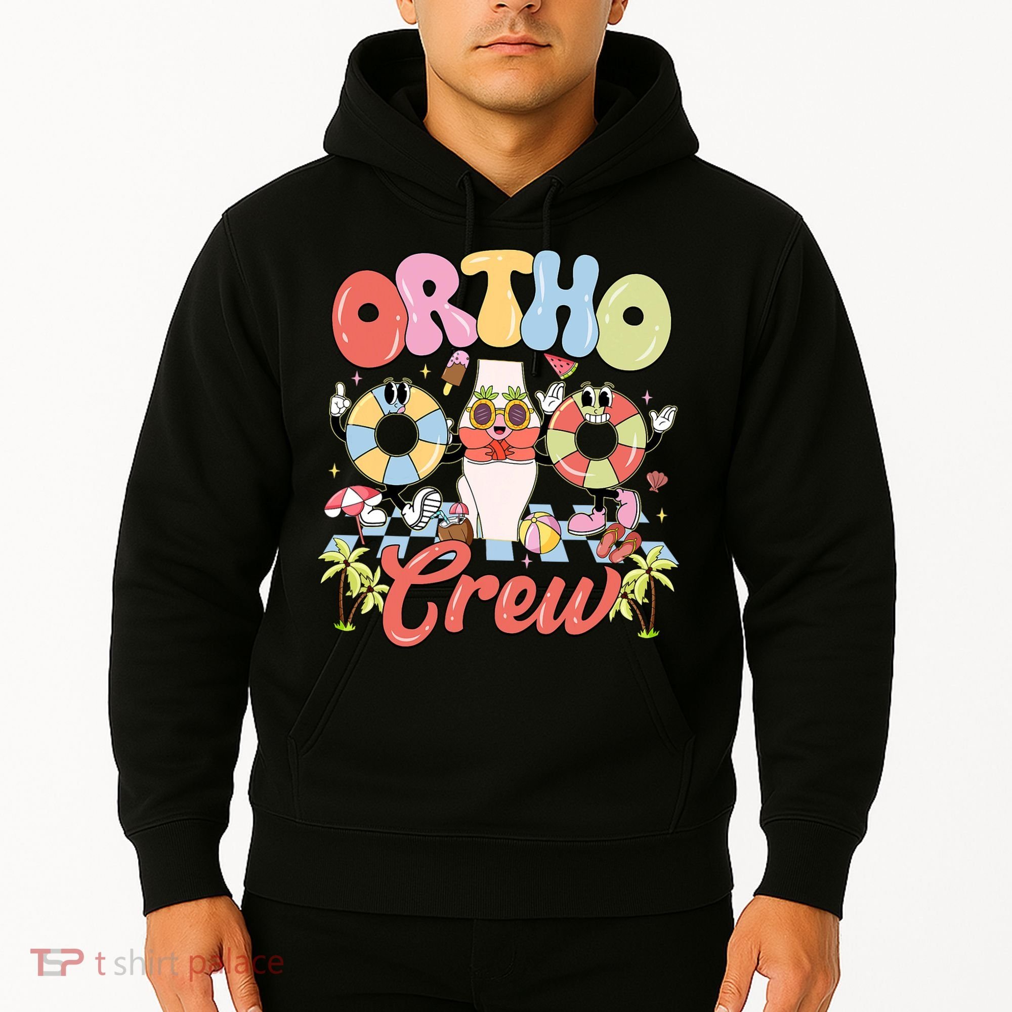 Ortho Crew Summer Vibes Orthopedic Surgeon Hoodie