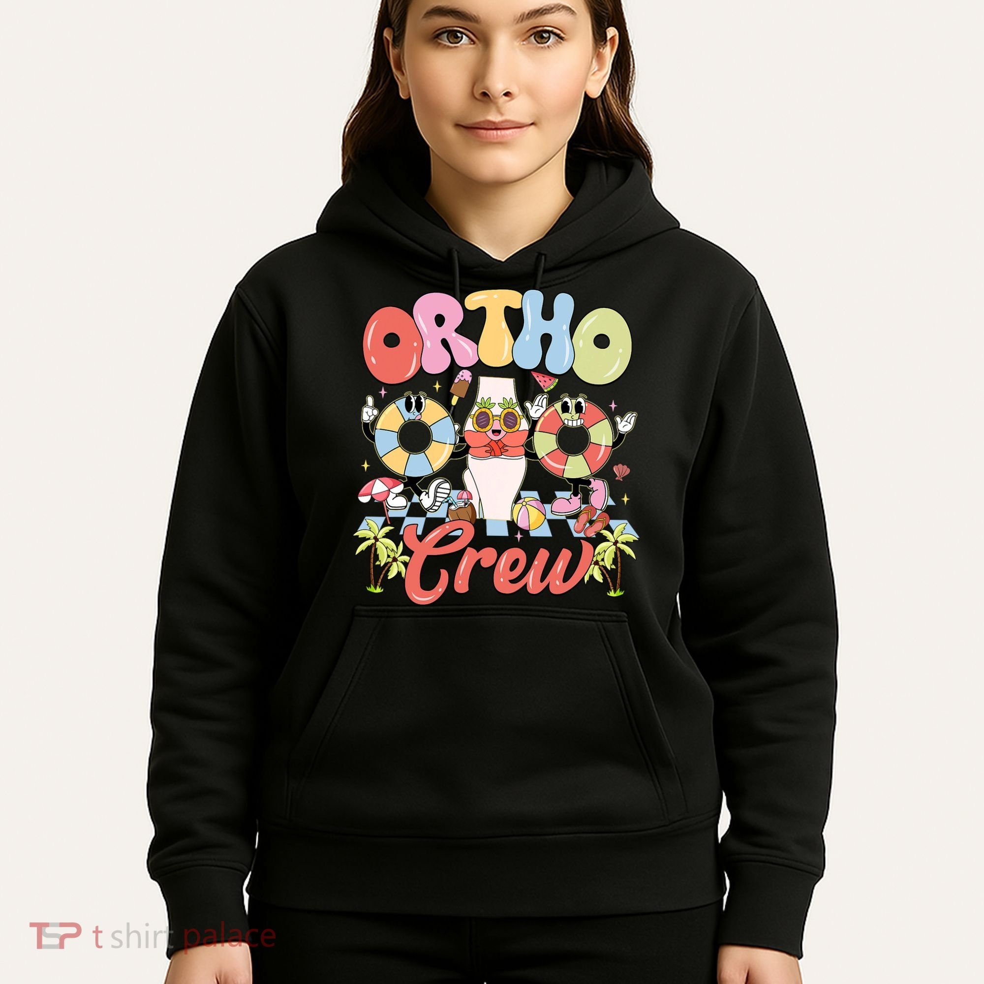 Ortho Crew Summer Vibes Orthopedic Surgeon Hoodie