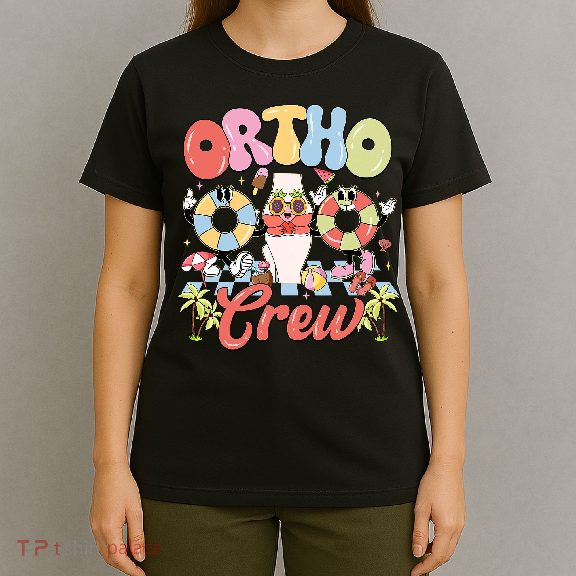 Ortho Crew Summer Vibes Orthopedic Surgeon T-Shirt