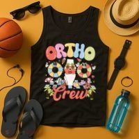 Ortho Crew Summer Vibes Orthopedic Surgeon Tank Top thumb 4