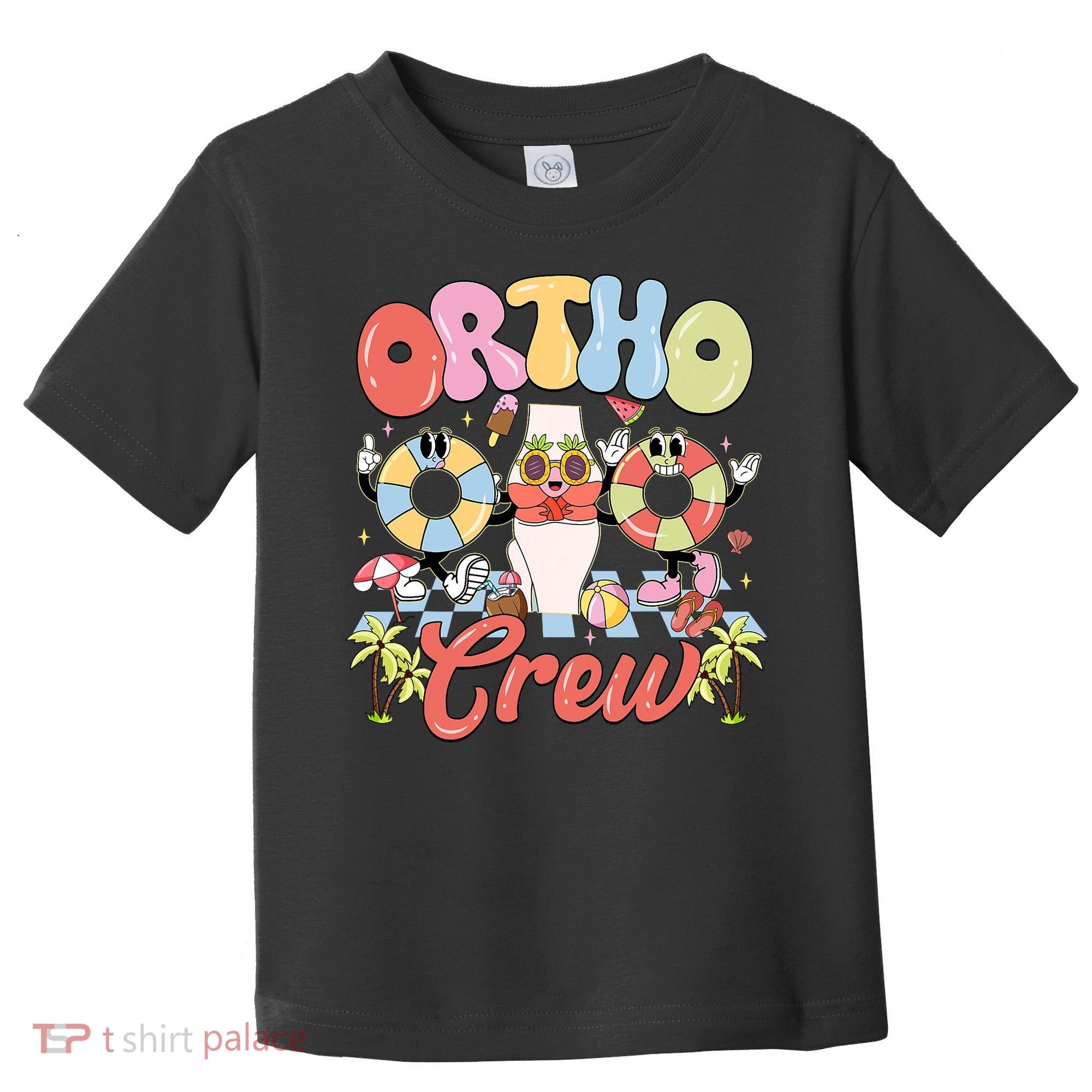 Ortho Crew Summer Vibes Orthopedic Surgeon Toddler T-Shirt
