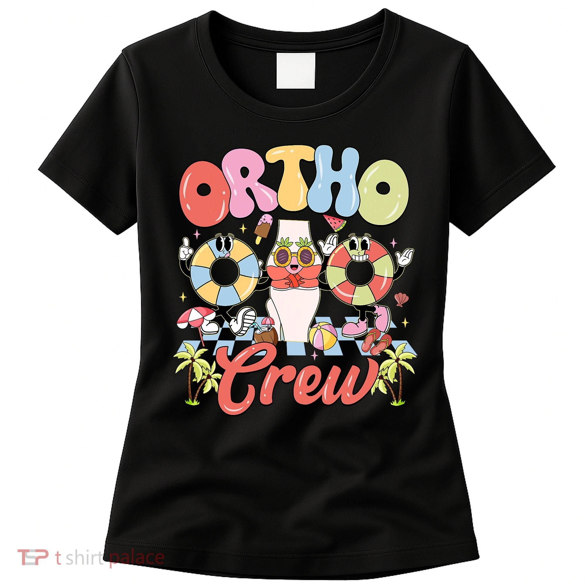 Ortho Crew Summer Vibes Orthopedic Surgeon Women's T-Shirt