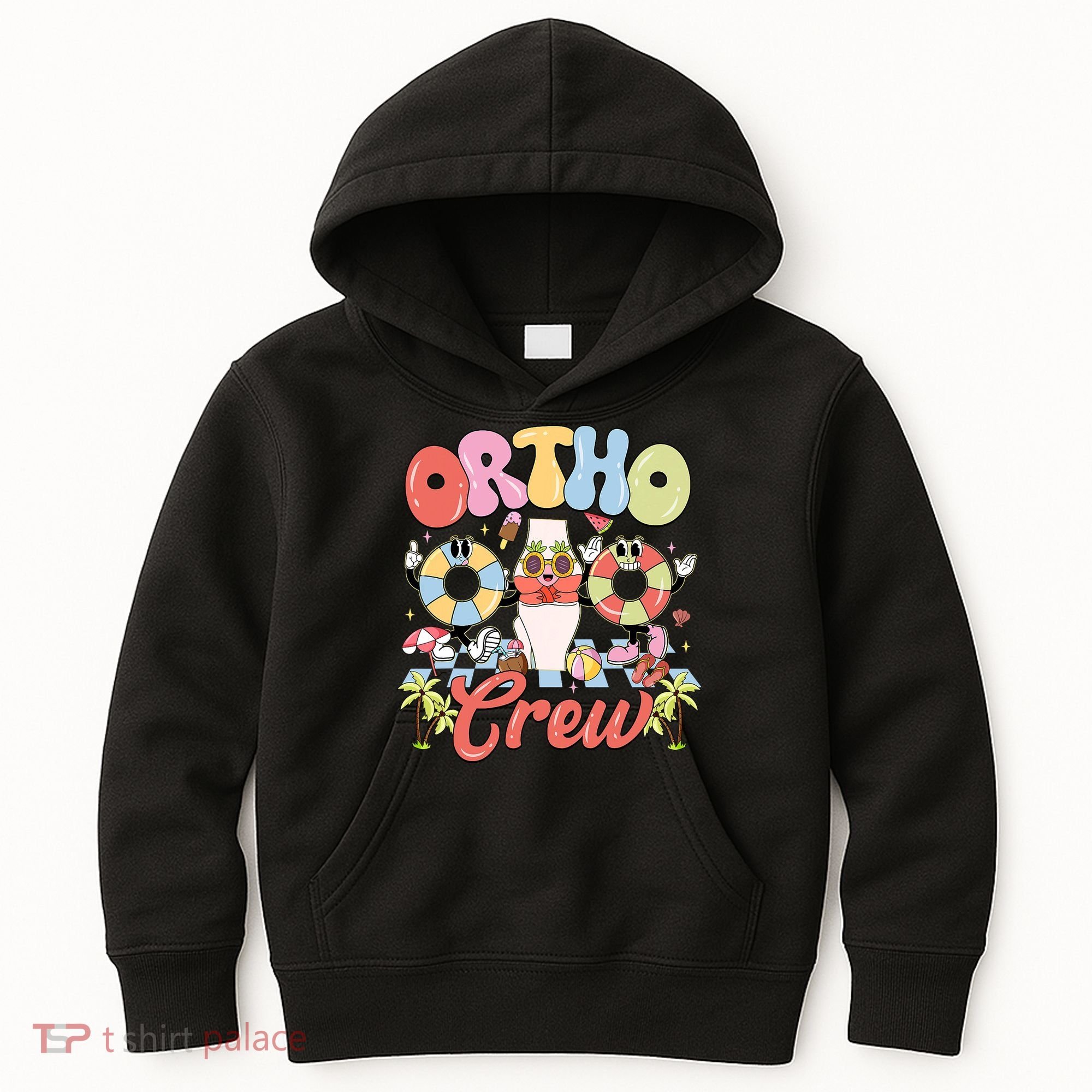 Ortho Crew Summer Vibes Orthopedic Surgeon Kids Hoodie