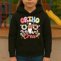 Ortho Crew Summer Vibes Orthopedic Surgeon Kids Hoodie thumb 3