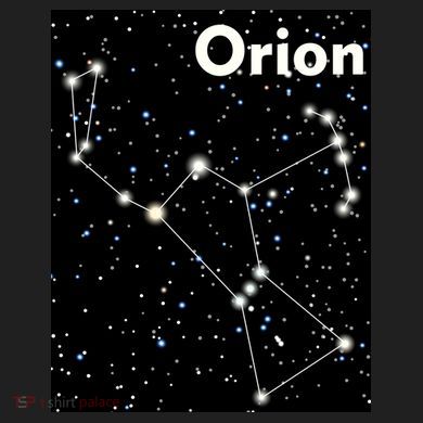 Orion Constellation Space Solar System Stars 7 Panel Mesh Trucker Snapback Hat