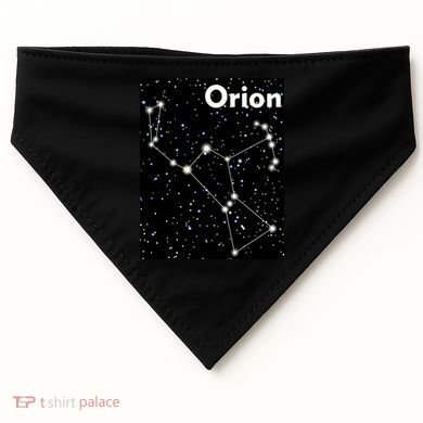 Orion Constellation Space Solar System Stars USA-Made Doggie Bandana