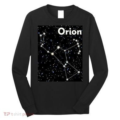 Orion Constellation Space Solar System Stars Long Sleeve Shirt