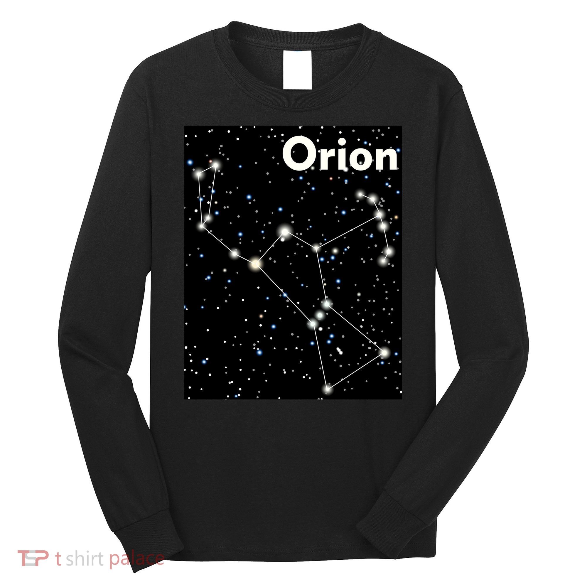 Orion Constellation Space Solar System Stars Long Sleeve Shirt