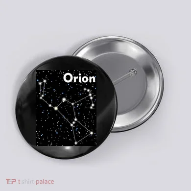 Orion Constellation Space Solar System Stars Button