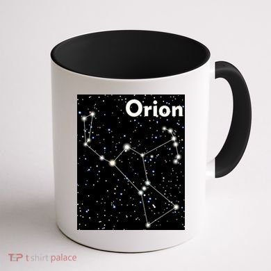 Orion Constellation Space Solar System Stars Coffee Mug back