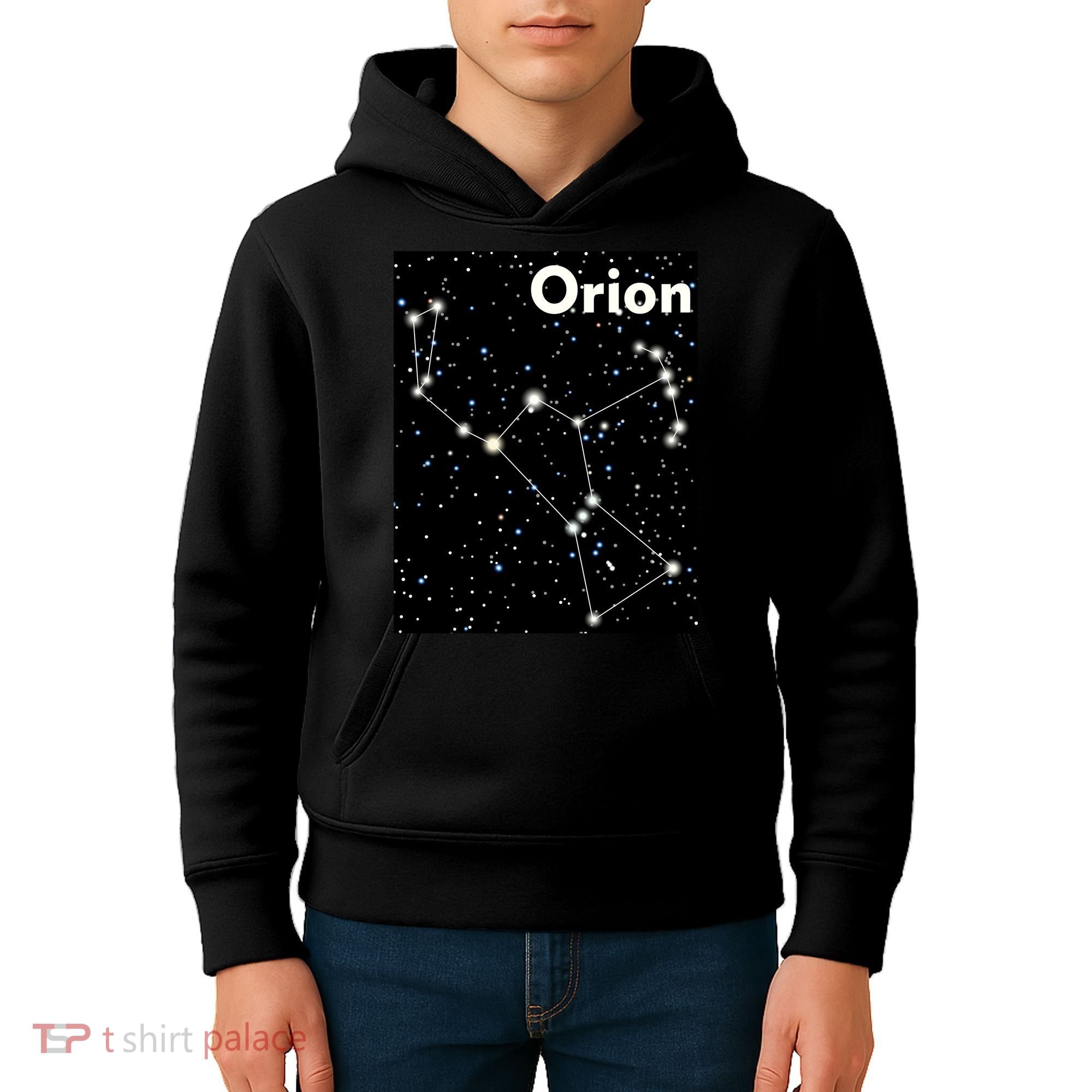 Orion Constellation Space Solar System Stars Kids Hoodie