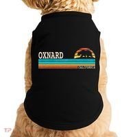 Oxnard California State Bear Retro Sunset Doggie Tank thumb 0