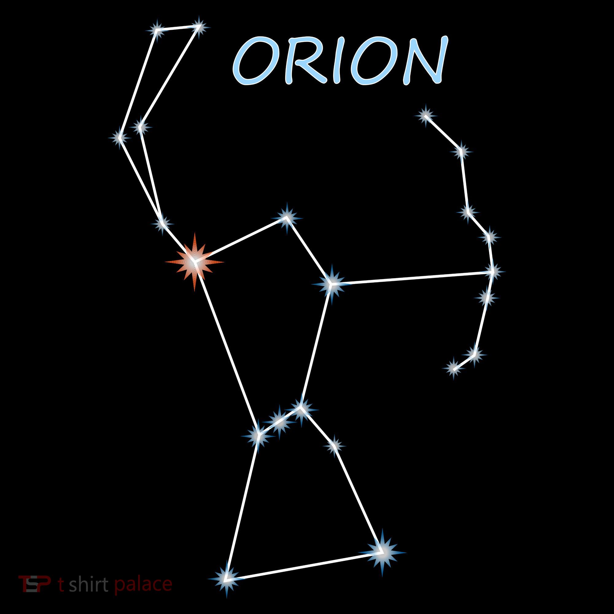 Orion Constellation Space Solar System Stars Astronomy Dry Zone Grid Polo