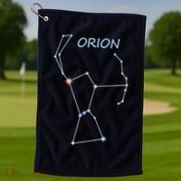Orion Constellation Space Solar System Stars Astronomy Golf Towel thumb 1