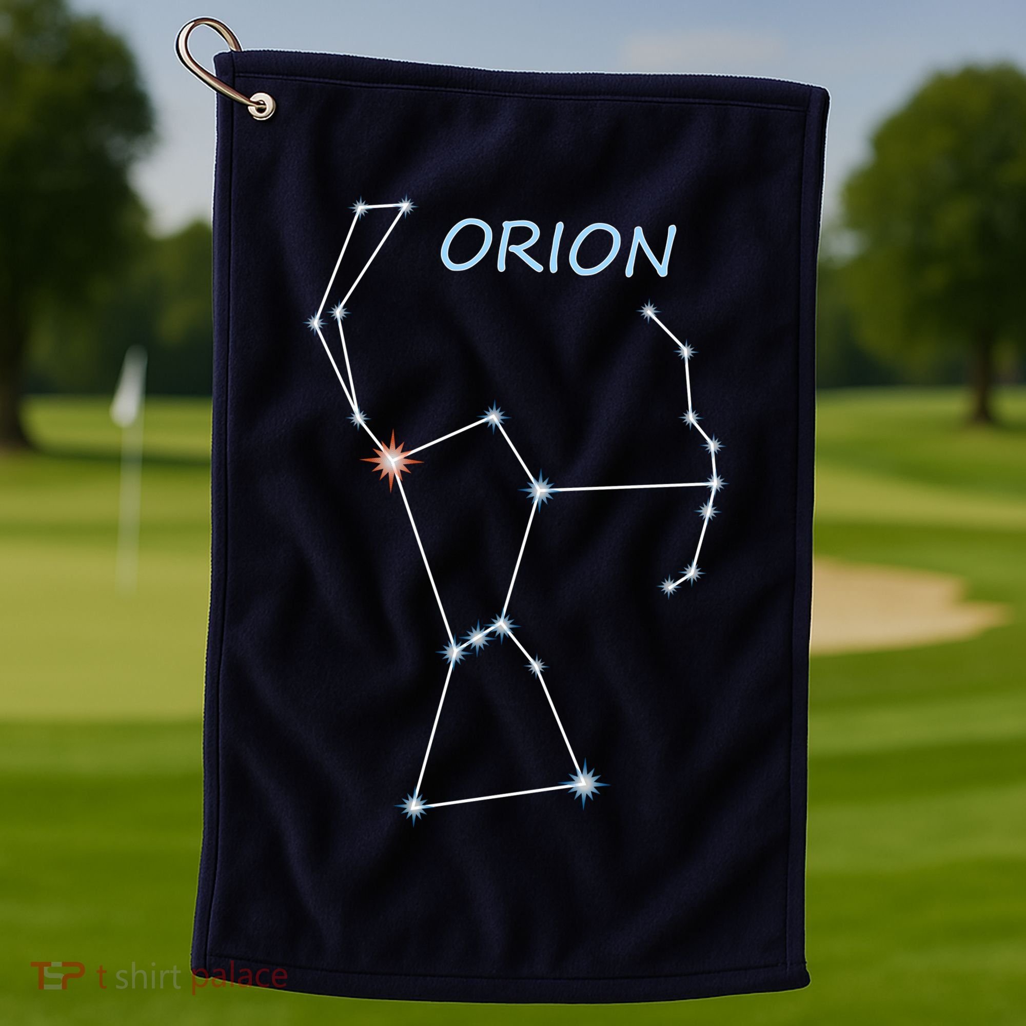 Orion Constellation Space Solar System Stars Astronomy Golf Towel