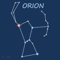 Orion Constellation Space Solar System Stars Astronomy Women's Long Sleeve Shirt thumb 2