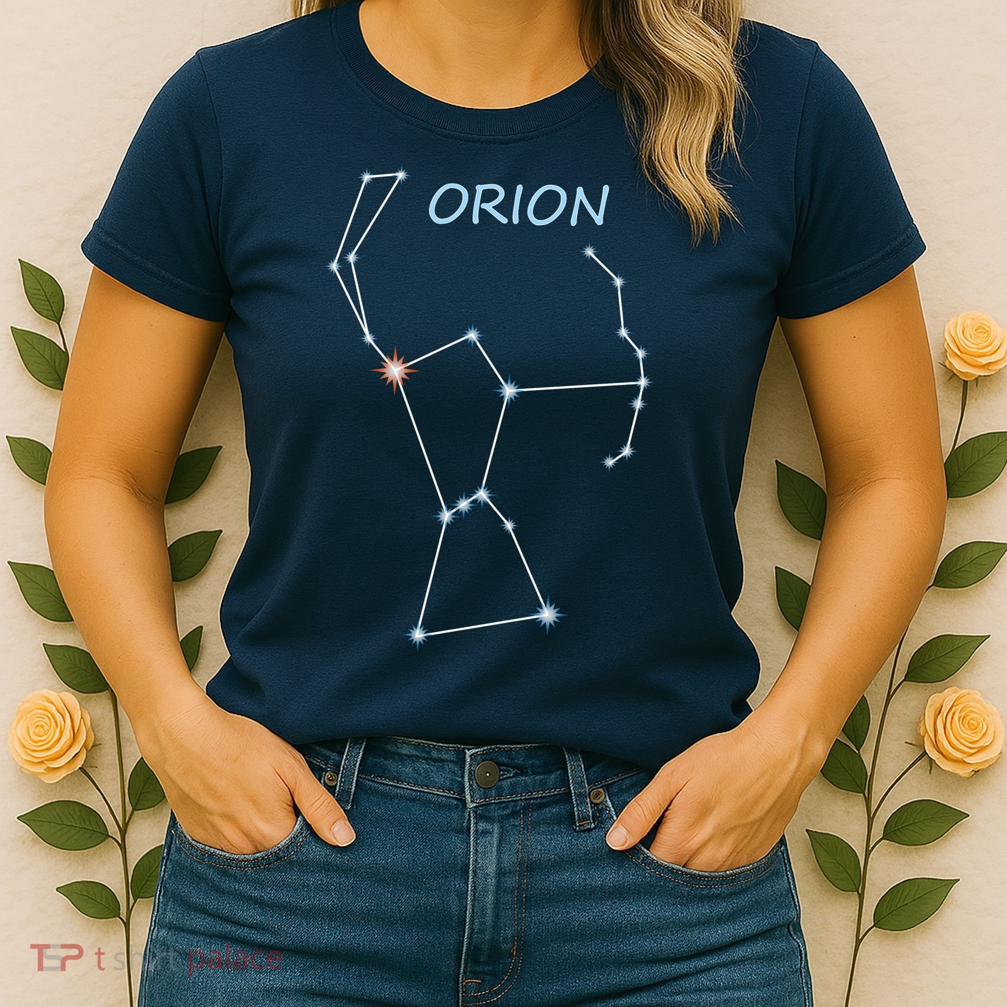 Orion Constellation Space Solar System Stars Astronomy Women's T-Shirt