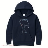 Orion Constellation Space Solar System Stars Astronomy Kids Hoodie thumb 0
