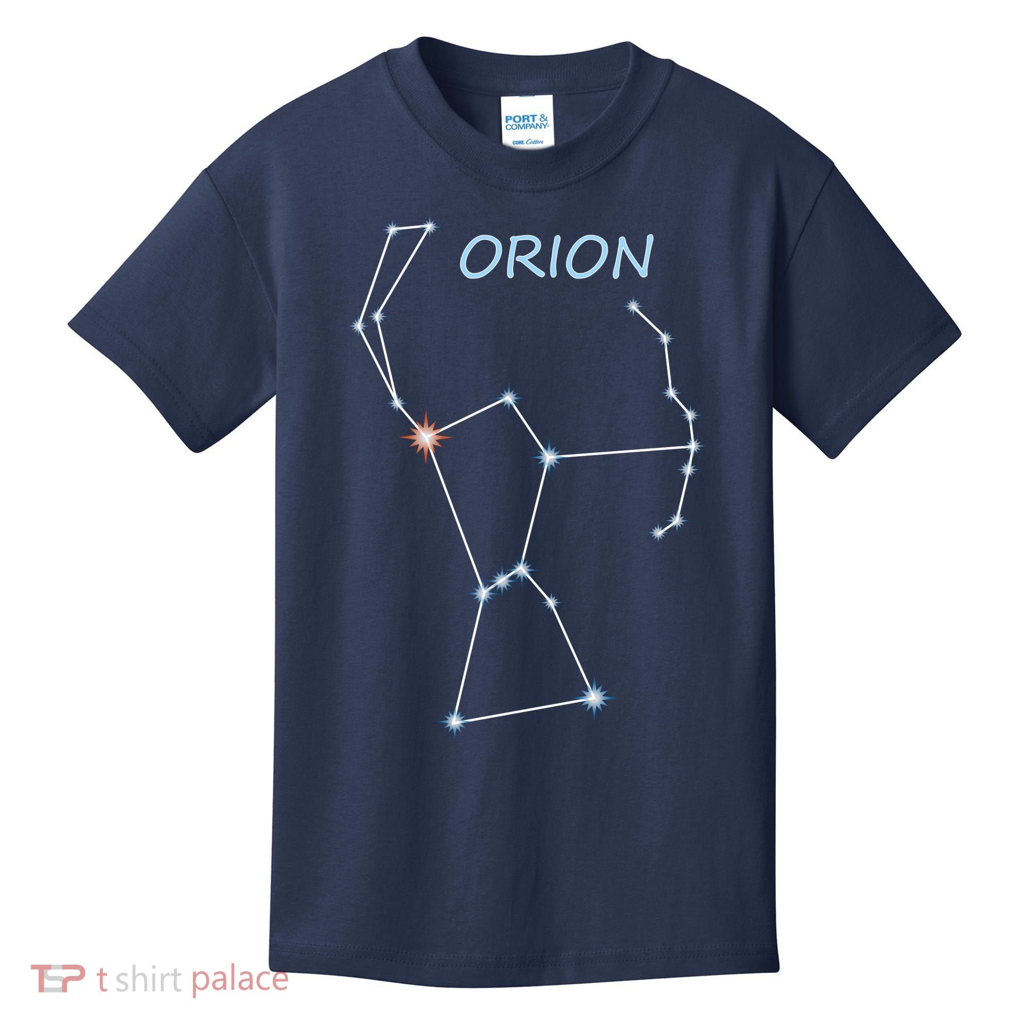 Orion Constellation Space Solar System Stars Astronomy Kids T-Shirt