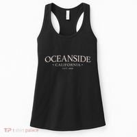 Oceanside California Simple Oceanside Ca Women's Tank Top thumb 0