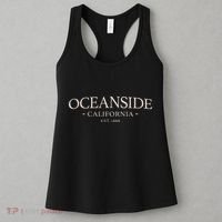 Oceanside California Simple Oceanside Ca Women's Tank Top thumb 3