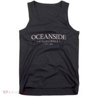 Oceanside California Simple Oceanside Ca Tank Top thumb 0