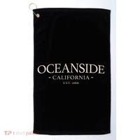 Oceanside California Simple Oceanside Ca Golf Towel thumb 0