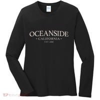 Oceanside California Simple Oceanside Ca Women's Long Sleeve Shirt thumb 0