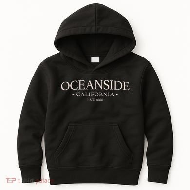 Oceanside California Simple Oceanside Ca Kids Hoodie