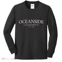 Oceanside California Simple Oceanside Ca Kids Long Sleeve Shirt thumb 0