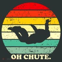 Oh Chute | Skydiving Skydive Sky Diving Skydiver Infant Baby Jersey Bodysuit thumb 2