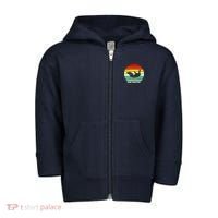 Oh Chute | Skydiving Skydive Sky Diving Skydiver Toddler Zip Fleece Hoodie thumb 0