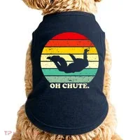 Oh Chute | Skydiving Skydive Sky Diving Skydiver Doggie Tank thumb 0
