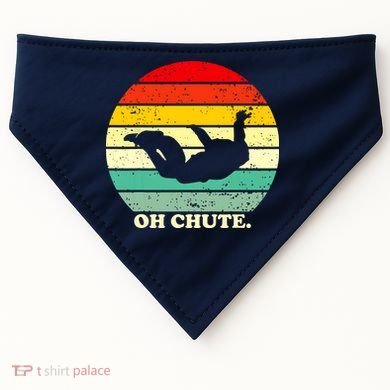 Oh Chute | Skydiving Skydive Sky Diving Skydiver USA-Made Doggie Bandana