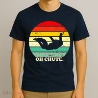 Oh Chute | Skydiving Skydive Sky Diving Skydiver T-Shirt thumb 3