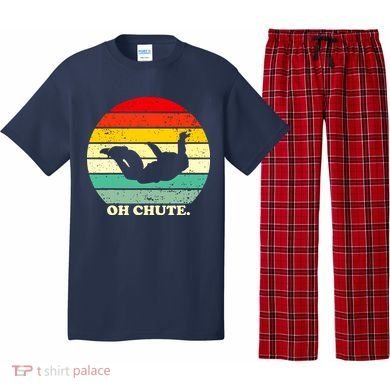 Oh Chute | Skydiving Skydive Sky Diving Skydiver Pajama Set