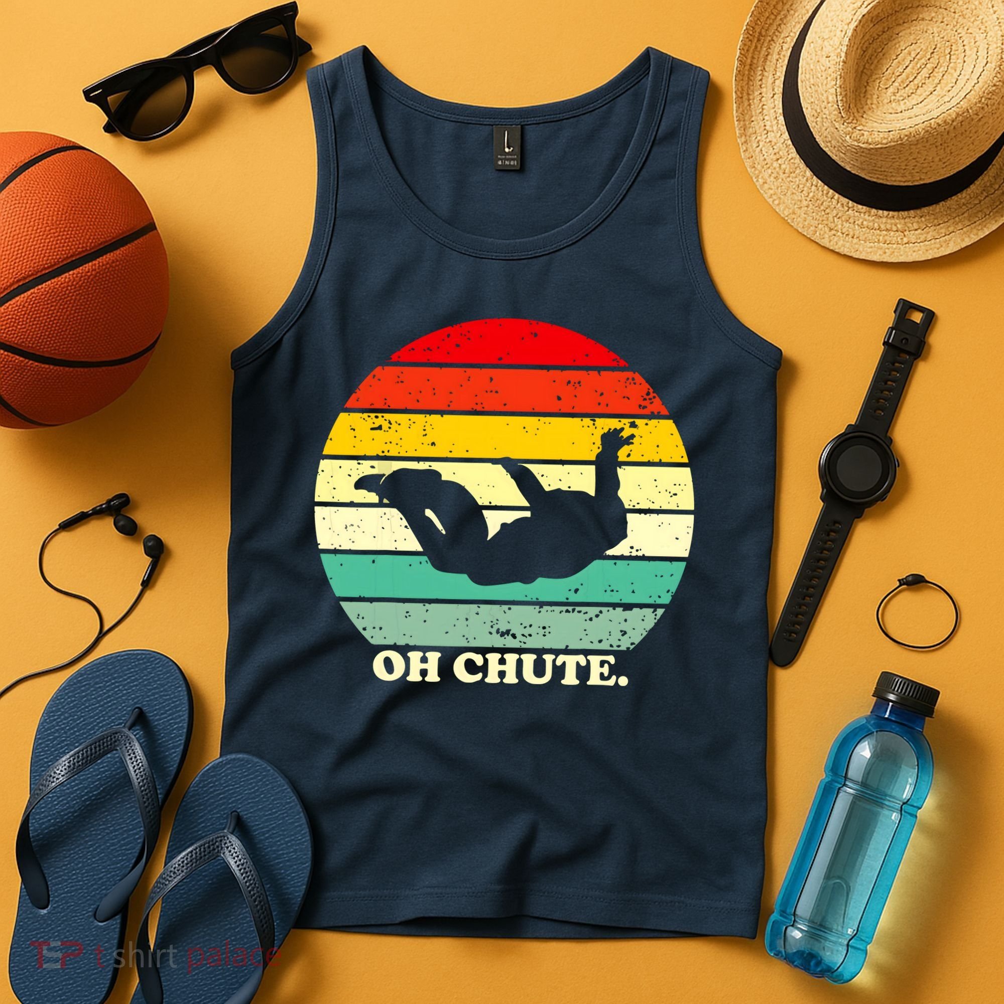 Oh Chute | Skydiving Skydive Sky Diving Skydiver Tank Top
