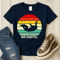 Oh Chute | Skydiving Skydive Sky Diving Skydiver Women's T-Shirt thumb 3