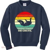 Oh Chute | Skydiving Skydive Sky Diving Skydiver Kids Sweatshirt thumb 0