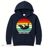 Oh Chute | Skydiving Skydive Sky Diving Skydiver Kids Hoodie thumb 0