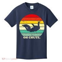 Oh Chute | Skydiving Skydive Sky Diving Skydiver Kids T-Shirt thumb 0
