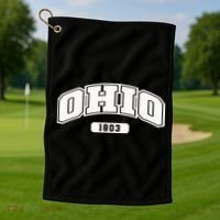 Ohio Collegiate Style 1803 Golf Towel thumb 1
