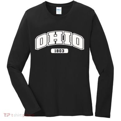 Ohio Collegiate Style 1803 Women's Long Sleeve Shirt