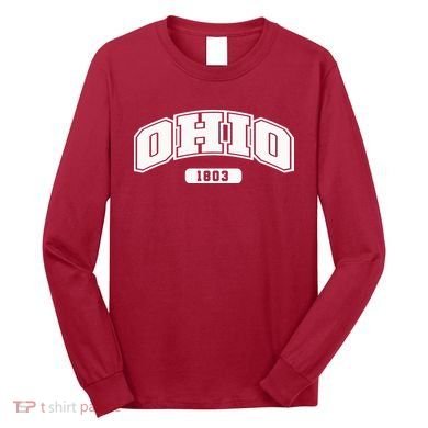 Ohio Collegiate Style 1803 Long Sleeve Shirt