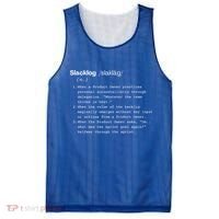Office Comedy Scrum Master Agile Mesh Reversible Basketball Jersey Tank thumb 0