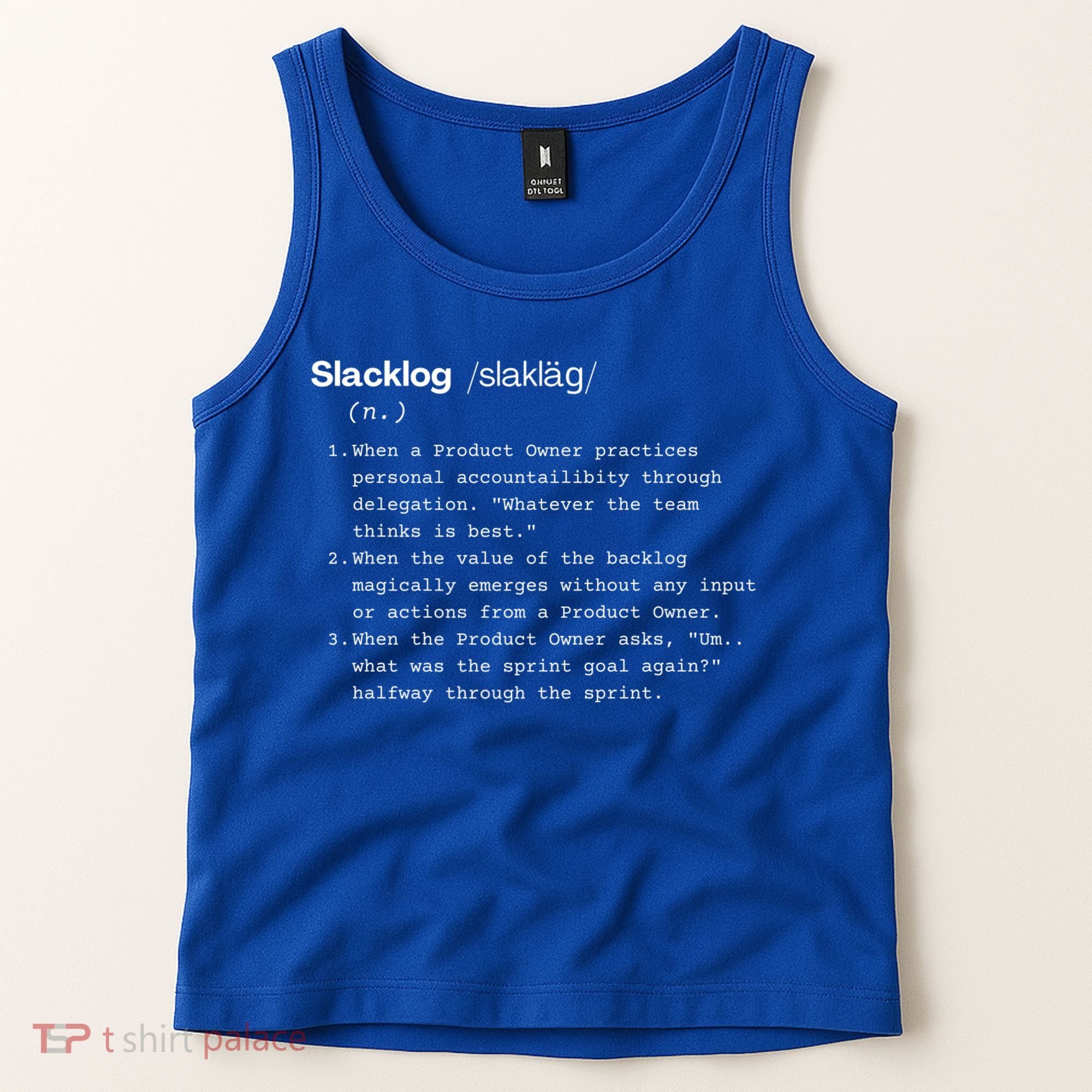 Office Comedy Scrum Master Agile Tank Top