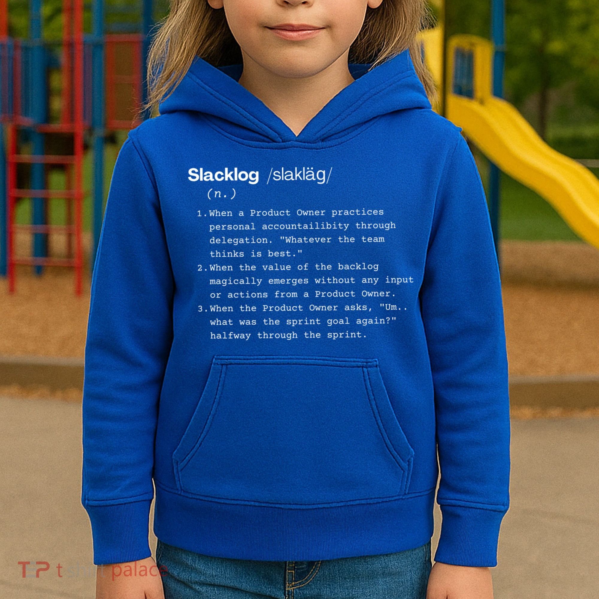 Office Comedy Scrum Master Agile Kids Hoodie