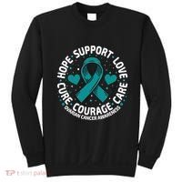 Ovarian Cancer Support Tee Family Ovarian Cancer Awareness Sweatshirt thumb 0