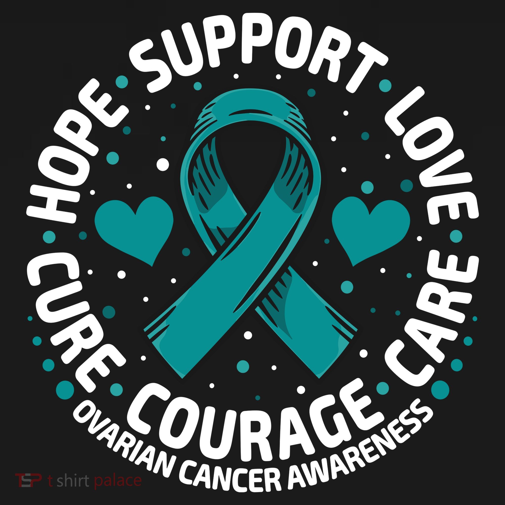 Ovarian Cancer Support Tee Family Ovarian Cancer Awareness Baby Bodysuit